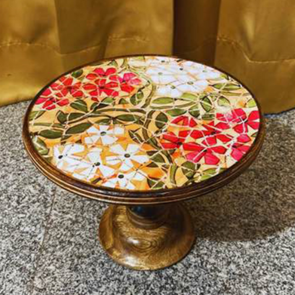 Flora Mosaic Cake Stand