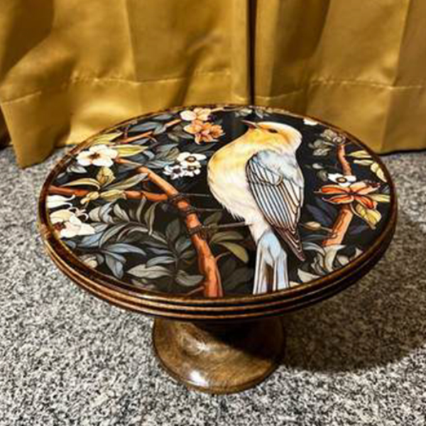 Golden Finch Cake Stand