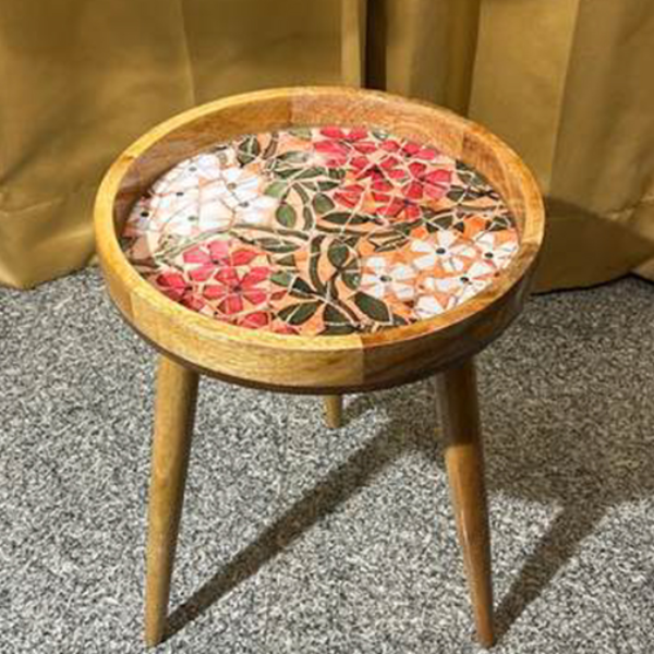 Terracotta Bloom Stool
