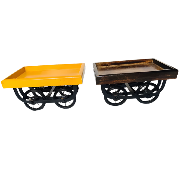 Wooden Thela Serving Tray Image