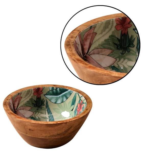 Wooden Serving Bowl Image