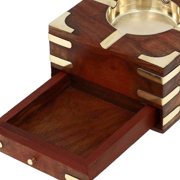 Ashtray With Cigarette Storage Case Image