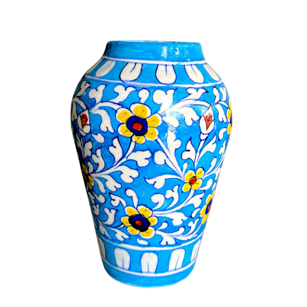 Blue Pottery Handi